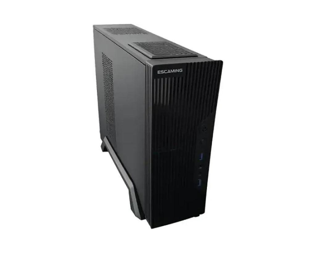Gabinete Slim ESGAMING 103E Micro-ATX/ITX con Fuente 750W, Negro - foto 1