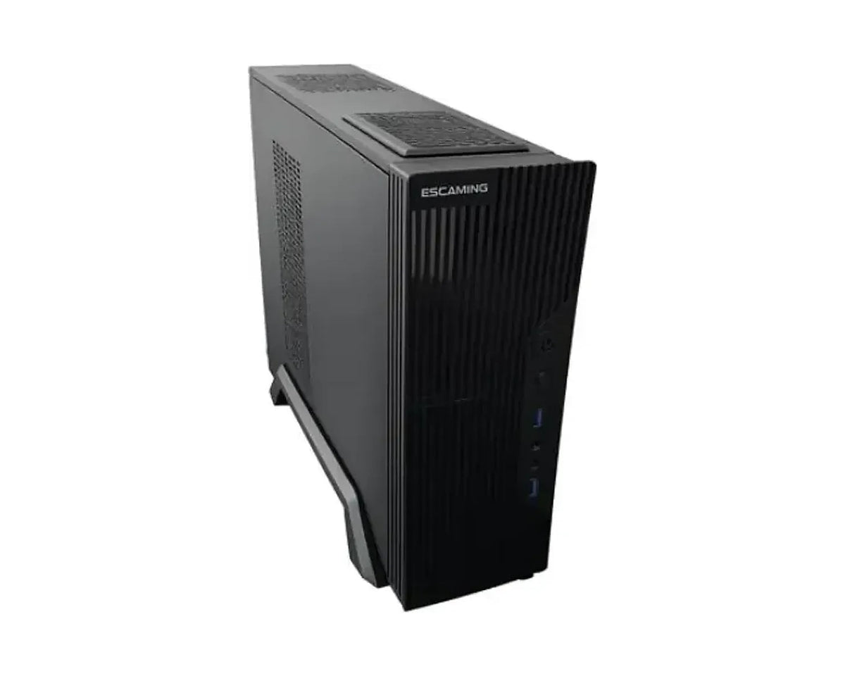 Gabinete Slim ESGAMING 103E Micro-ATX/ITX con Fuente 750W, Negro - foto 1