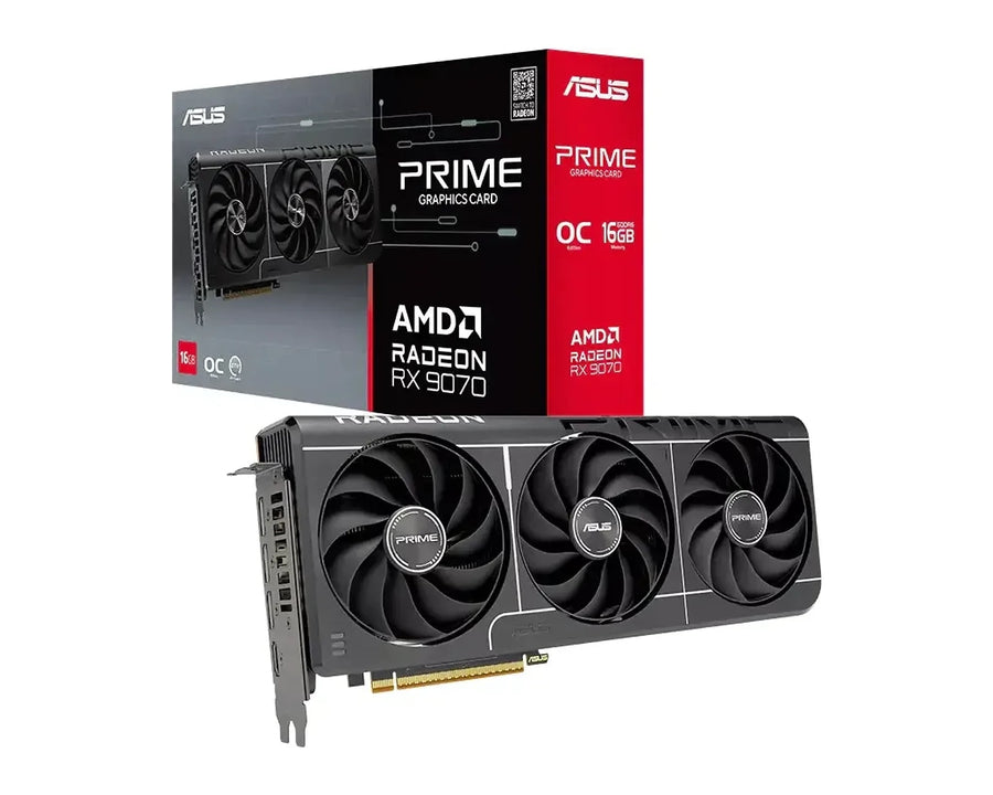 Tarjeta de Video ASUS Prime Radeon RX 9070 OC 16GB GDDR6