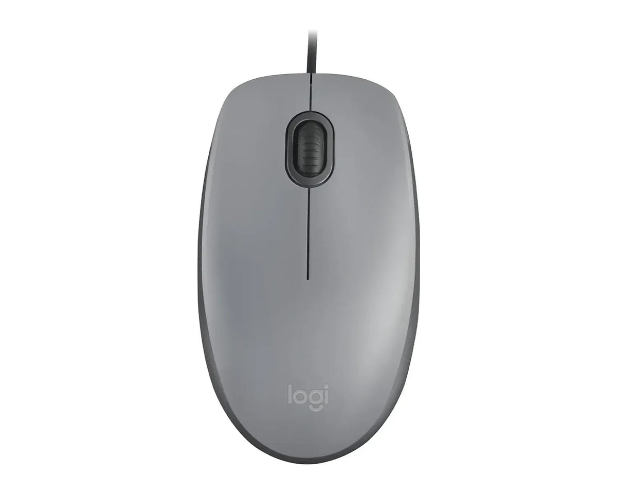 Mouse Logitech M110 Silent USB Alámbrico, Plata - foto 1