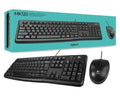 Kit Teclado y Mouse Logitech MK120 USB Alámbrico, Negro - foto 1