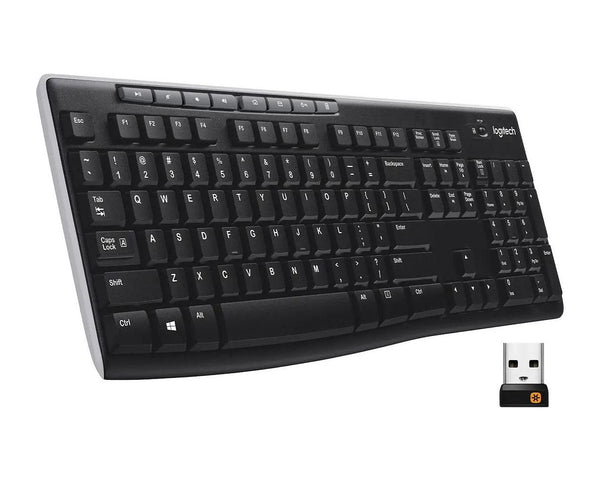 Teclado Inalámbrico Logitech K270 en Español con Teclas Multimedia