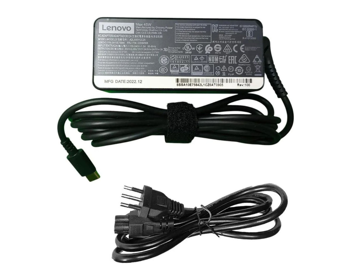Cargador Notebook Lenovo 45W USB-C (20V 2,25A) ADLX45YCC2A - foto 1