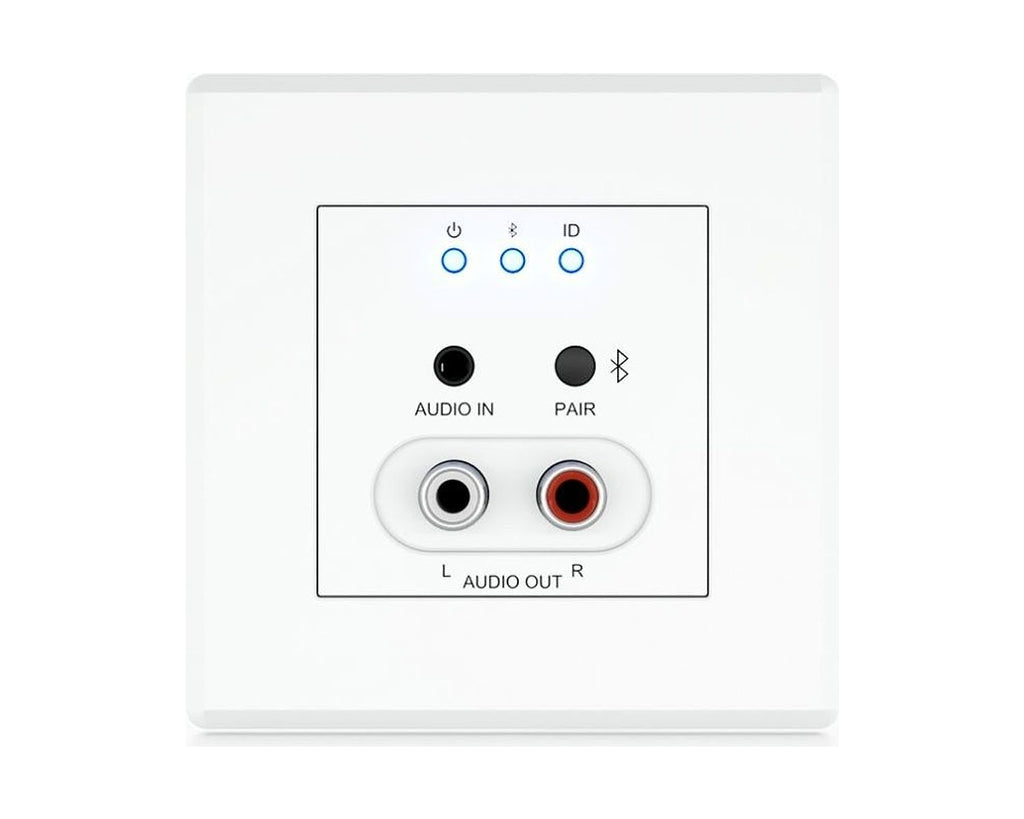Placa de Pared Dante Blustream DA11ABL-WP-EU-V2 con Bluetooth 5.0, Entrada y Salida de Audio Analógico (formato UK/EU) - foto 1