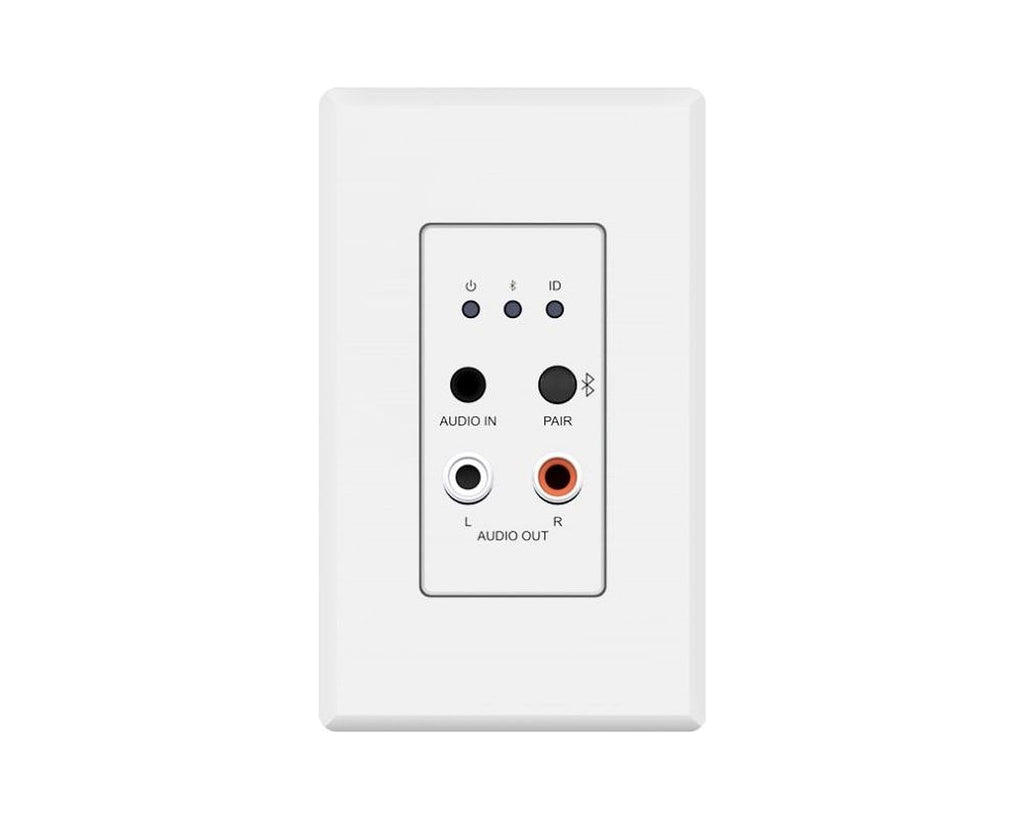 Placa de Pared Dante Blustream DA11ABL-WP-US-V2 con Bluetooth 5.0, Entrada y Salida de Audio Analógico (formato US) - foto 1