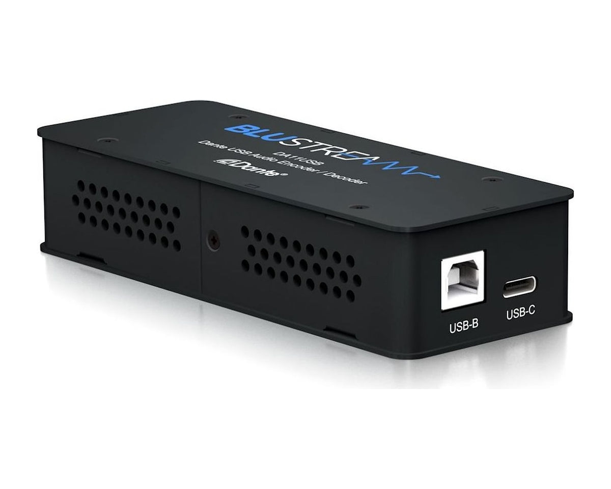 Interfaz de Audio USB a Dante Blustream DA11USB con USB-C y USB-B para Computadores - foto 1