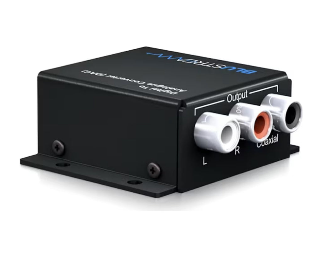 Conversor de Audio Digital a Analógico Blustream DAC12AU Óptico/Coaxial a RCA Estéreo 24 bits - foto 1