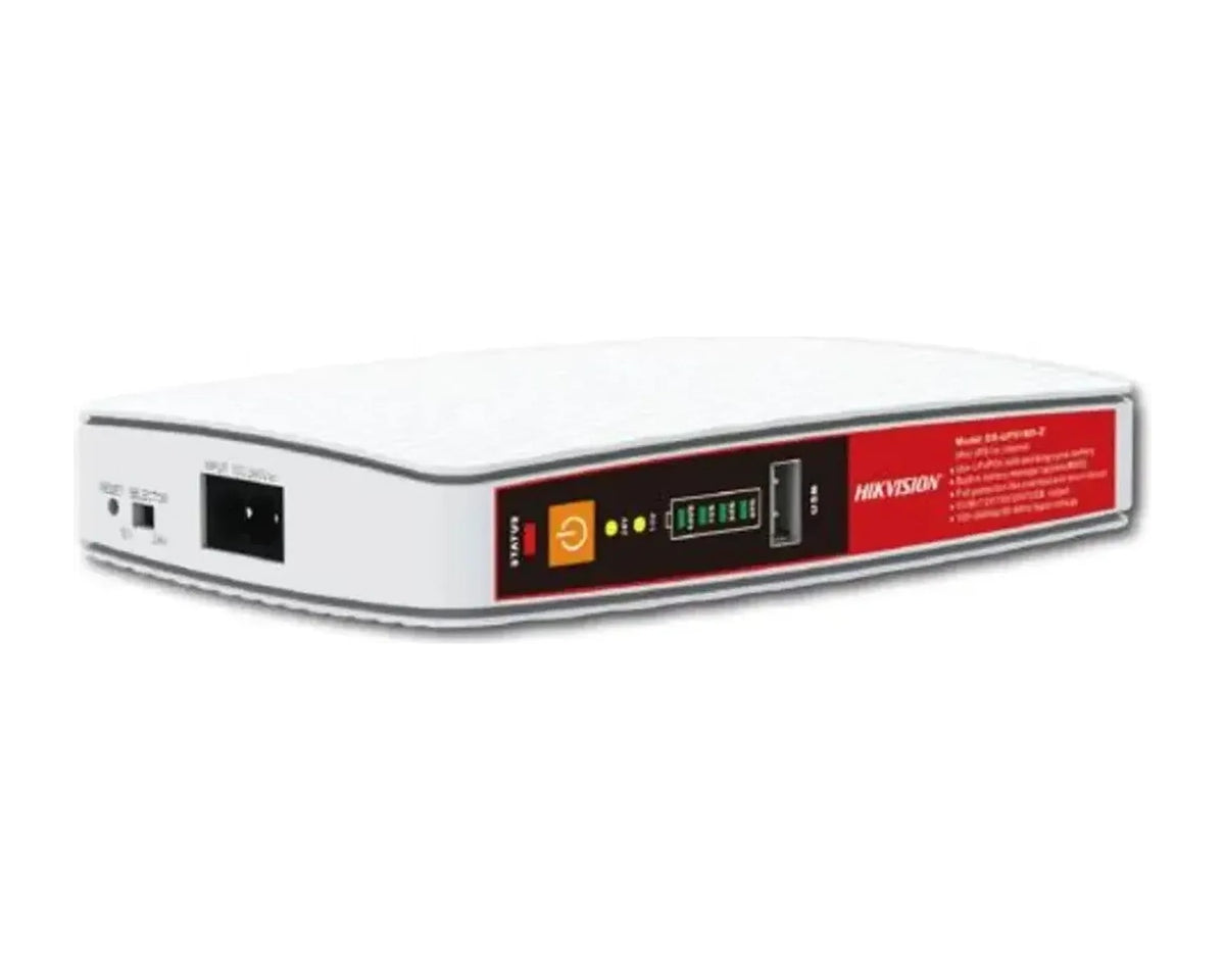 Mini UPS Hikvision DS-UPS18D-Z 8000 mAh para Router, Cámaras y ONT (5/9/12 V y PoE) - foto 1