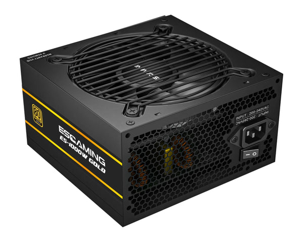 Fuente de Poder ESGAMING 1000W 80 PLUS Gold Modular ATX 3.1 PCIe 5.0