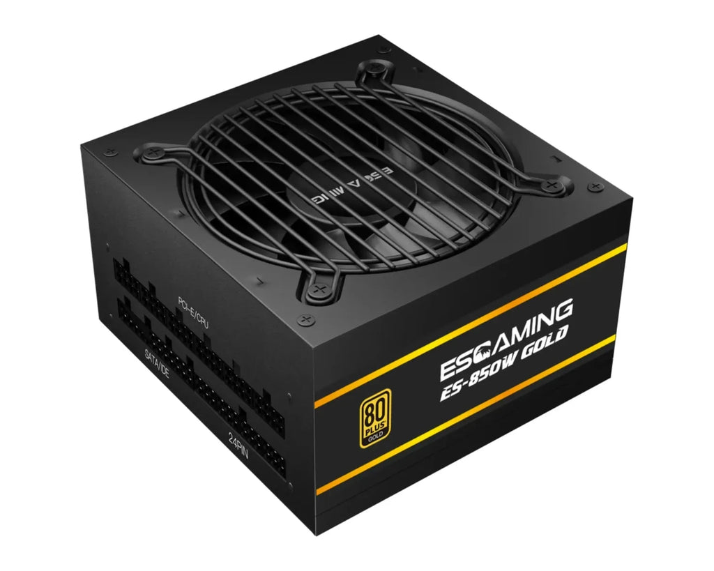 Fuente de Poder ESGAMING 850W 80 PLUS Gold Modular ATX 3.1 PCIe 5.0 - foto 1