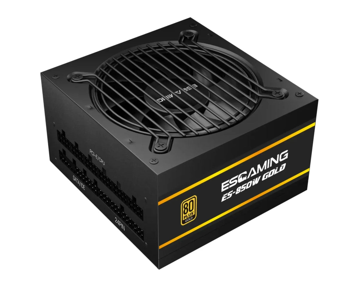 Fuente de Poder ESGAMING 850W 80 PLUS Gold Modular ATX 3.1 PCIe 5.0 - foto 1