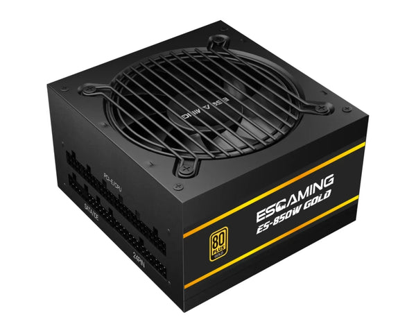 Fuente de Poder ESGAMING 850W 80 PLUS Gold Modular ATX 3.1 PCIe 5.0