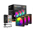 Kit 3 Ventiladores ESGAMING EZ-08 ARGB 120mm con Hub y Control Remoto - foto 1
