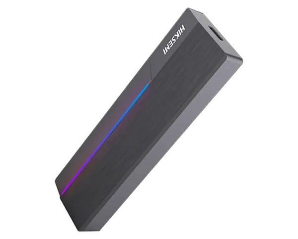 Cofre para SSD M.2 NVMe y SATA Hiksemi MDR1 RGB USB-C 10 Gbps