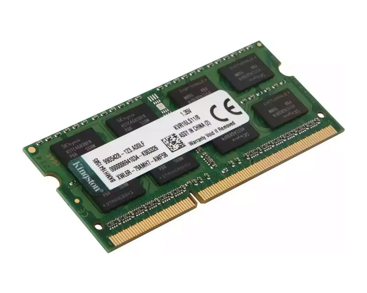 Memoria RAM Notebook Kingston 8GB DDR3L 1600 MHz SO-DIMM (KVR16LS11/8WP) - foto 1