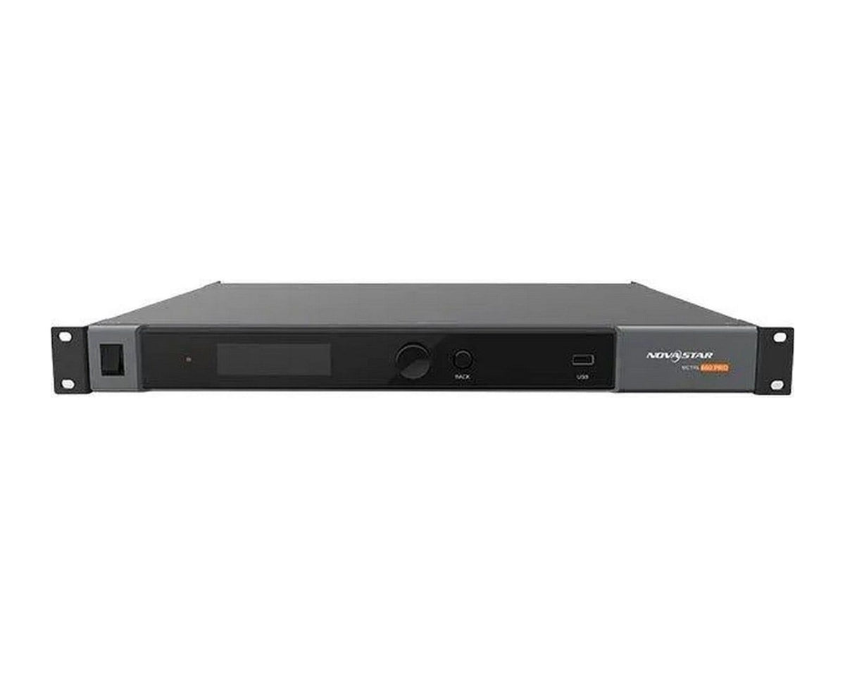 Controlador LED Independiente Novastar MCTRL660 PRO con 6 Puertos Ethernet, 2 Fibras 10G, HDMI, DVI y 3G-SDI - foto 1