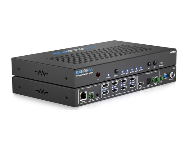 Multiviewer HDMI 4x1 Blustream MV41 4K 60 Hz HDR con 4 Salidas de Lazo y Pantalla Dividida