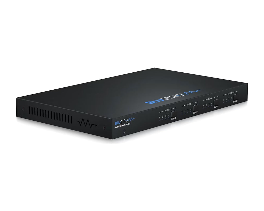 Matriz KVM USB 3.0 4x4 Blustream MX44KVM para Compartir 4 Periféricos entre 4 Computadores - foto 1