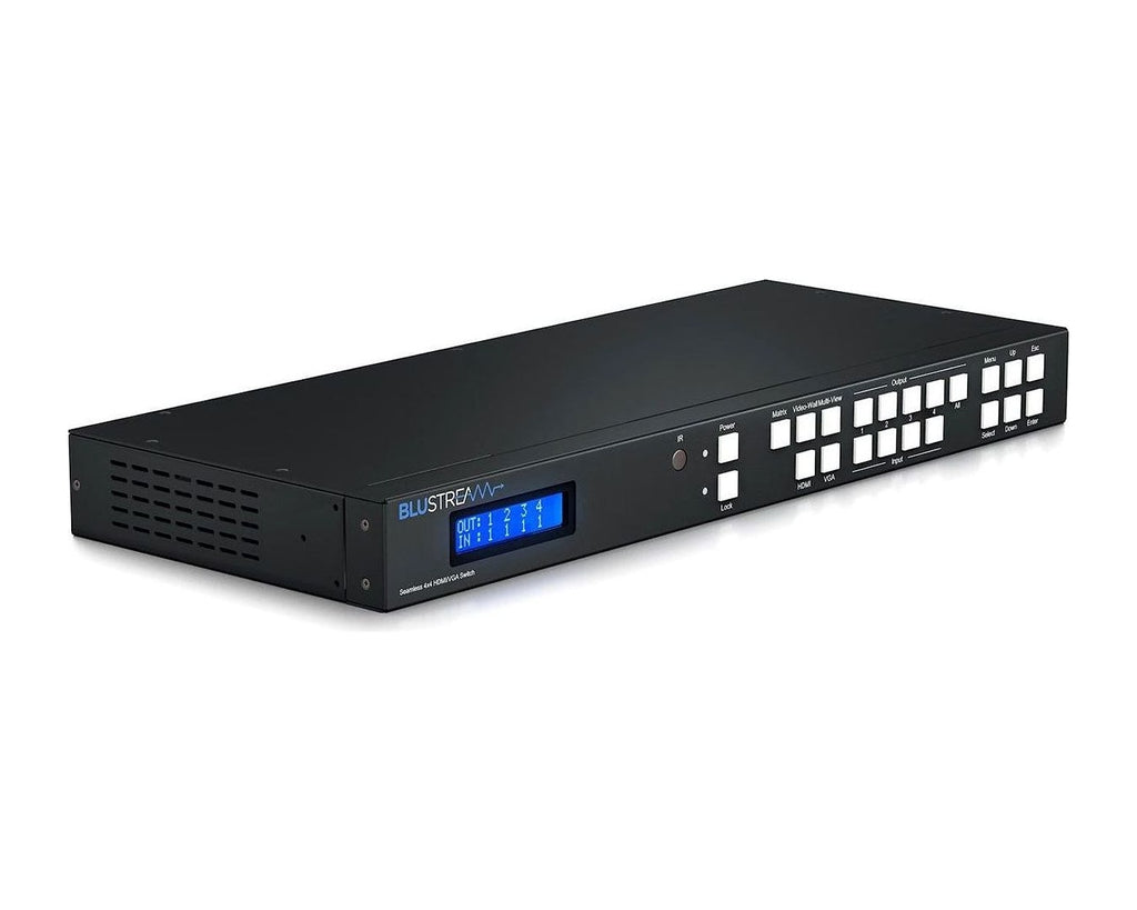 Matriz 4x4 HDMI/VGA Blustream MX44VW con Modo Videowall 2x2 y Multiviewer (Salida 1080p) - foto 1