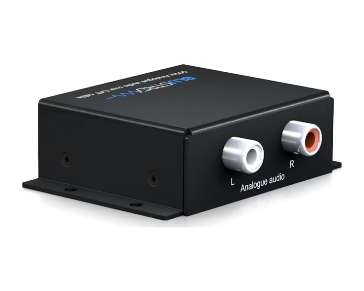 Kit Extensor Pasivo de Audio Analógico sobre Cable CAT Blustream PAC500AU hasta 500 m (TX + RX) - foto 1