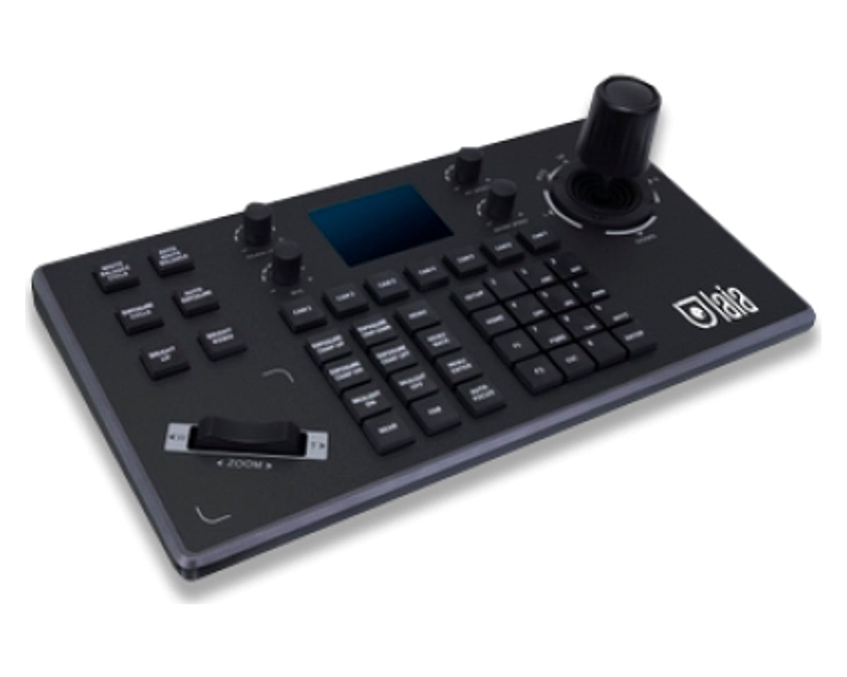 Controlador de Cámaras PTZ por IP LAIA Broadcaster t-Joy IP TJIP con Joystick 4D y Pantalla LCD - foto 1