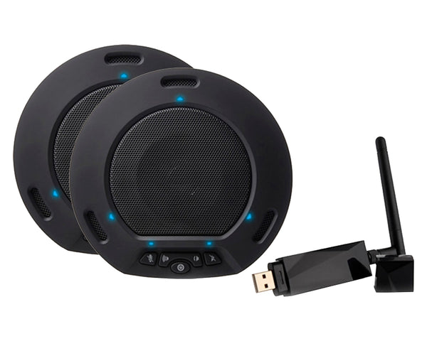 Par de Micrófonos con Parlante Inalámbricos LAIA t-Pod Dual (2 × t-Pod WiFi) para Salas de Reuniones