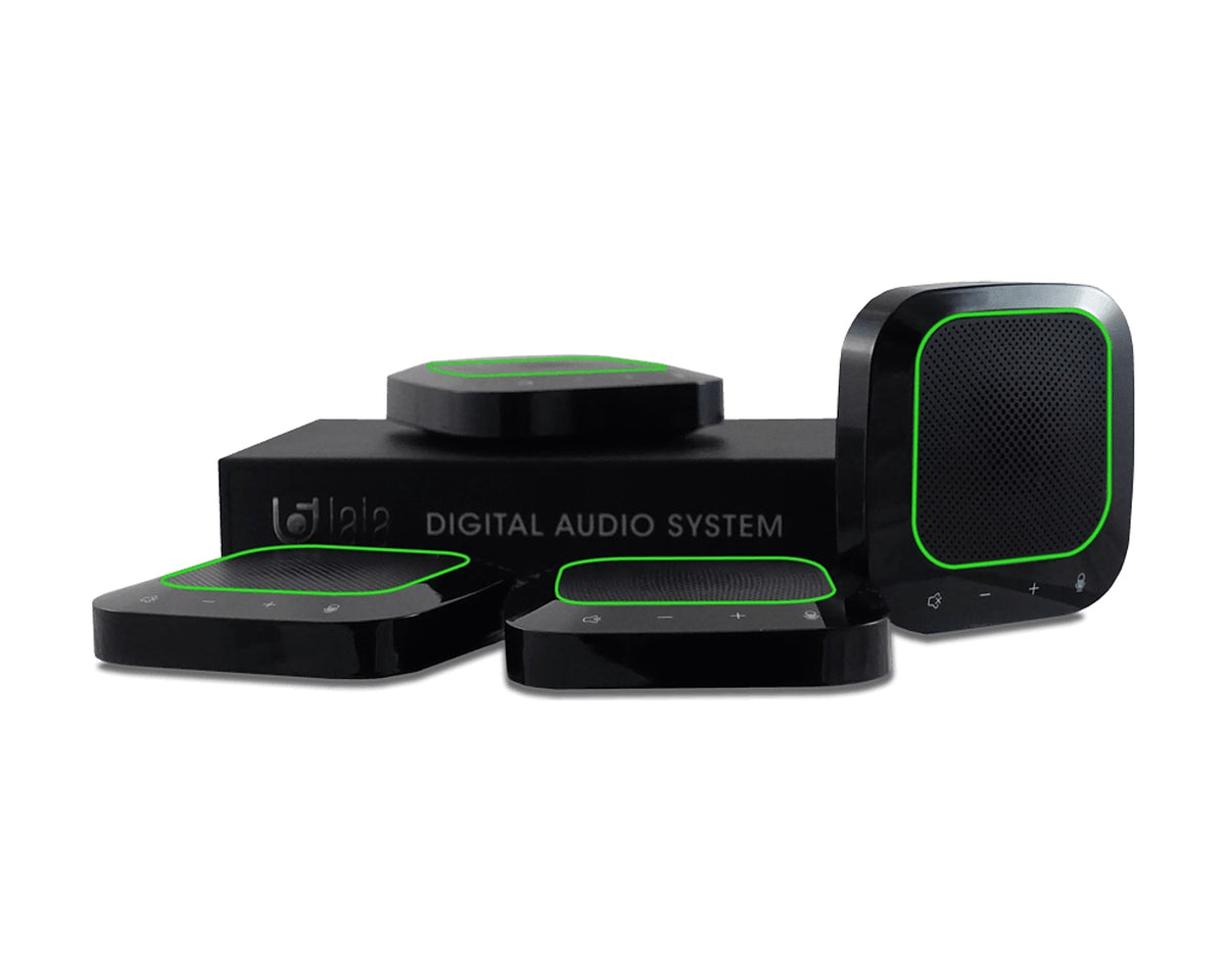 Sistema de Audio para Videoconferencia LAIA t-Pod Quad 22 con 4 Micrófonos Inalámbricos y Parlante - foto 1