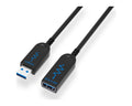 Cable Extensor USB-A Activo Óptico (AOC) Blustream USB3AMF15 USB 3.1 Gen 2 10 Gbps 15 m Macho-Hembra - foto 1