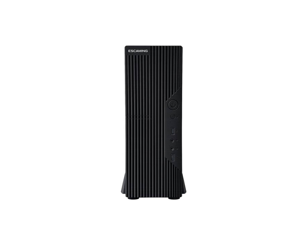Gabinete Slim ESGAMING 103E Micro-ATX/ITX con Fuente 750W, Negro - foto 2