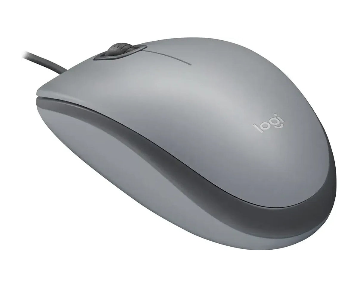 Mouse Logitech M110 Silent USB Alámbrico, Plata - foto 2
