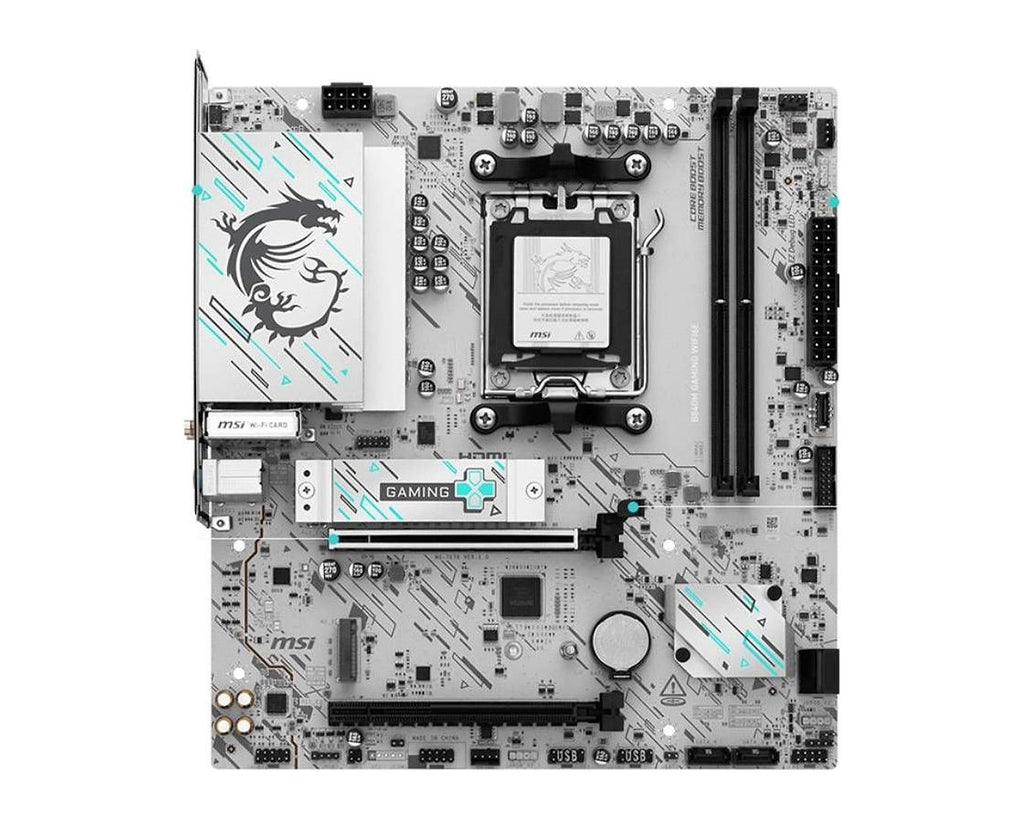 Placa Madre MSI B840M GAMING WIFI6E AM5 Micro-ATX DDR5 - foto 2