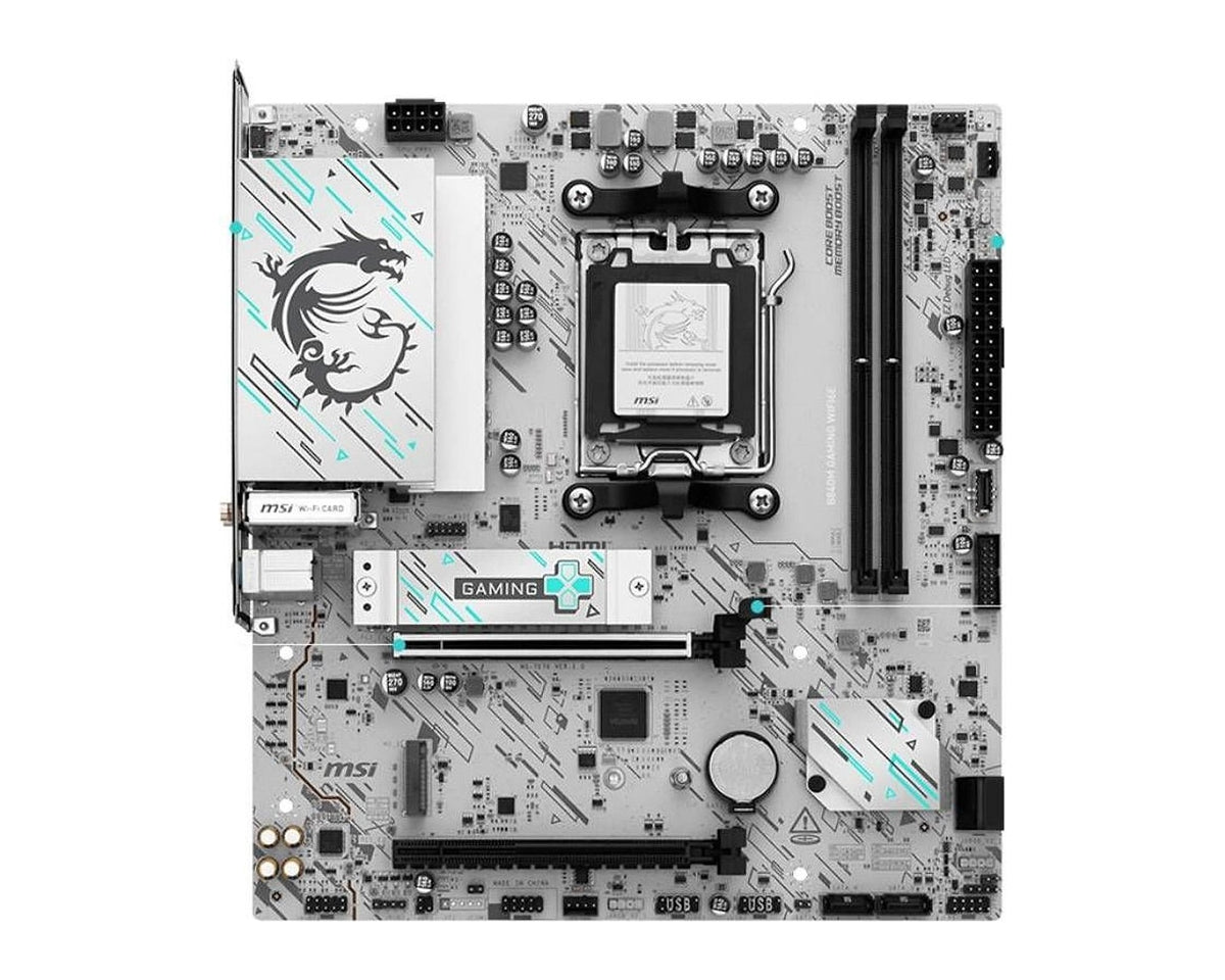 Placa Madre MSI B840M GAMING WIFI6E AM5 Micro-ATX DDR5 - foto 2