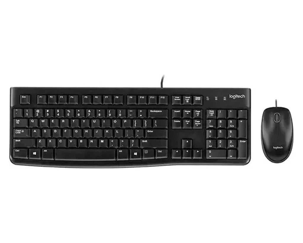 Kit Teclado y Mouse Logitech MK120 USB Alámbrico, Negro - foto 2