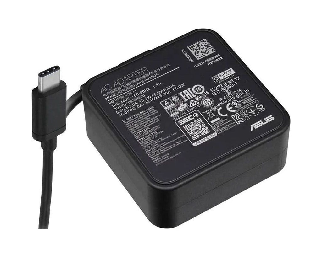 Cargador Notebook ASUS 65W USB-C (20V 3,25A) ADP-65DW A - foto 2
