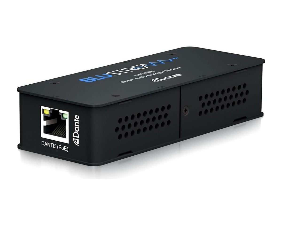 Decodificador Dante a Audio Analógico Blustream DA11ADE 2 Canales Balanceados con PoE - foto 2