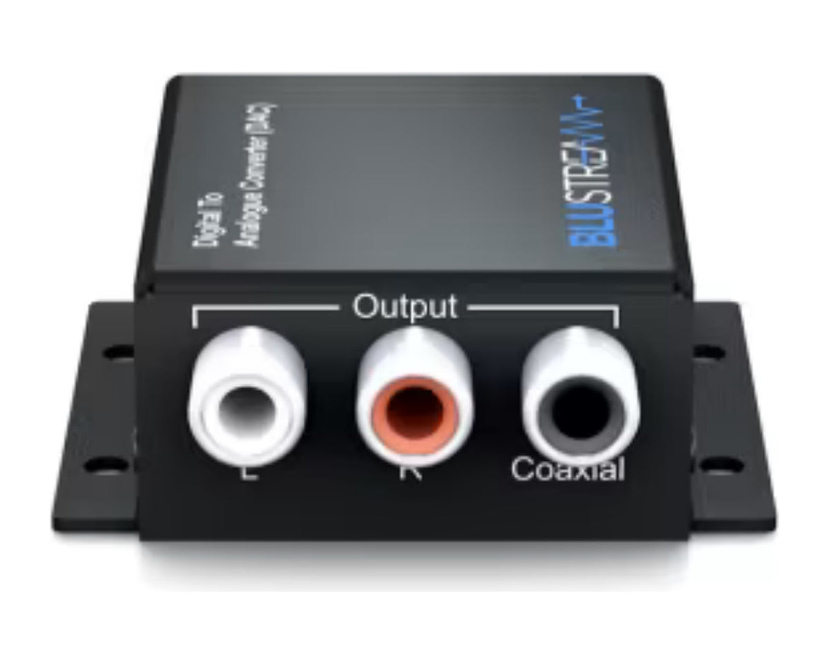 Conversor de Audio Digital a Analógico Blustream DAC12AU Óptico/Coaxial a RCA Estéreo 24 bits - foto 2