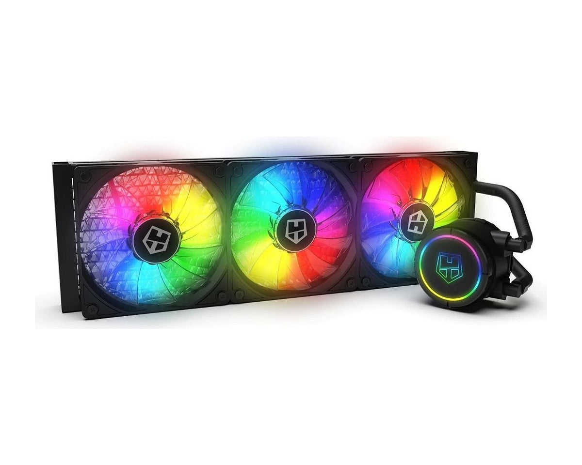 Water Cooler Nox Hummer H-360 ARGB 360mm, Intel y AMD (AM4/AM5) - foto 2