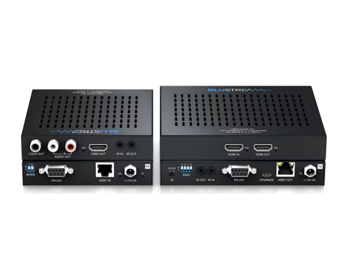 Kit Extensor HDMI HDBaseT Blustream HEX70CS-KIT 4K 60 Hz 4:4:4 HDR hasta 40 m (TX + RX) - foto 2