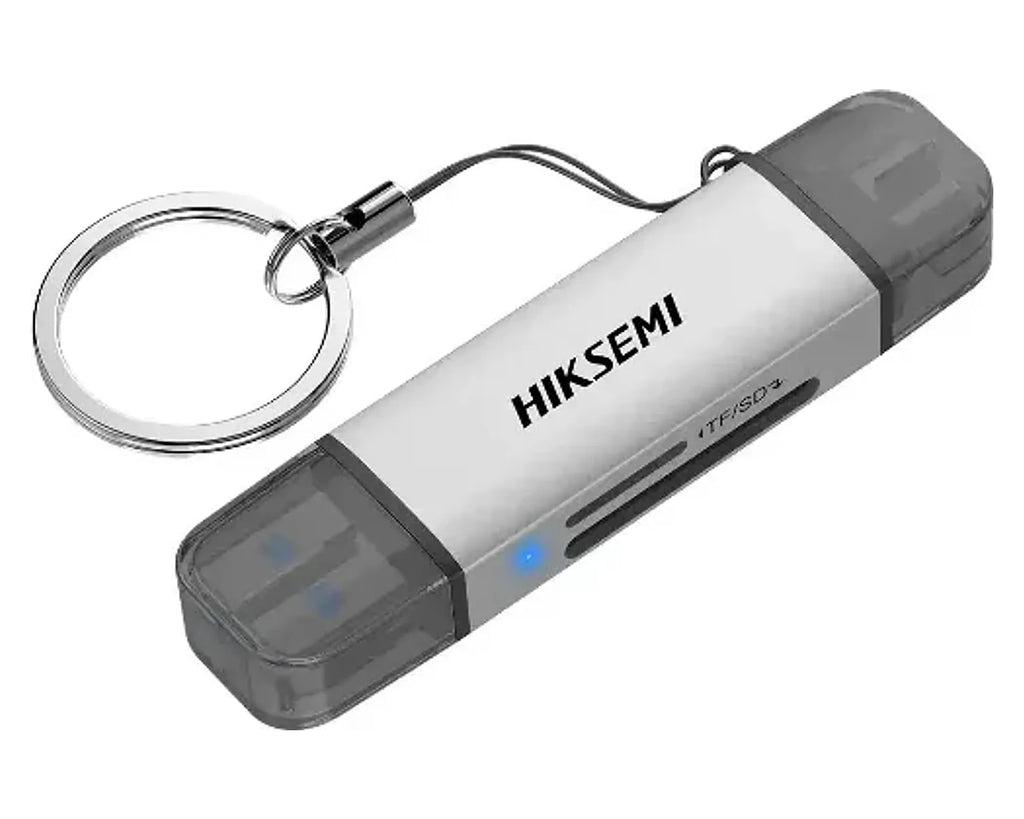 Lector de Tarjetas Hiksemi CR01 USB-A y USB-C 3.0 para SD y microSD - foto 2