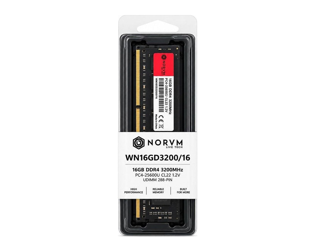 Memoria RAM NORVM 16GB DDR4 3200 MHz DIMM para PC de Escritorio - foto 2