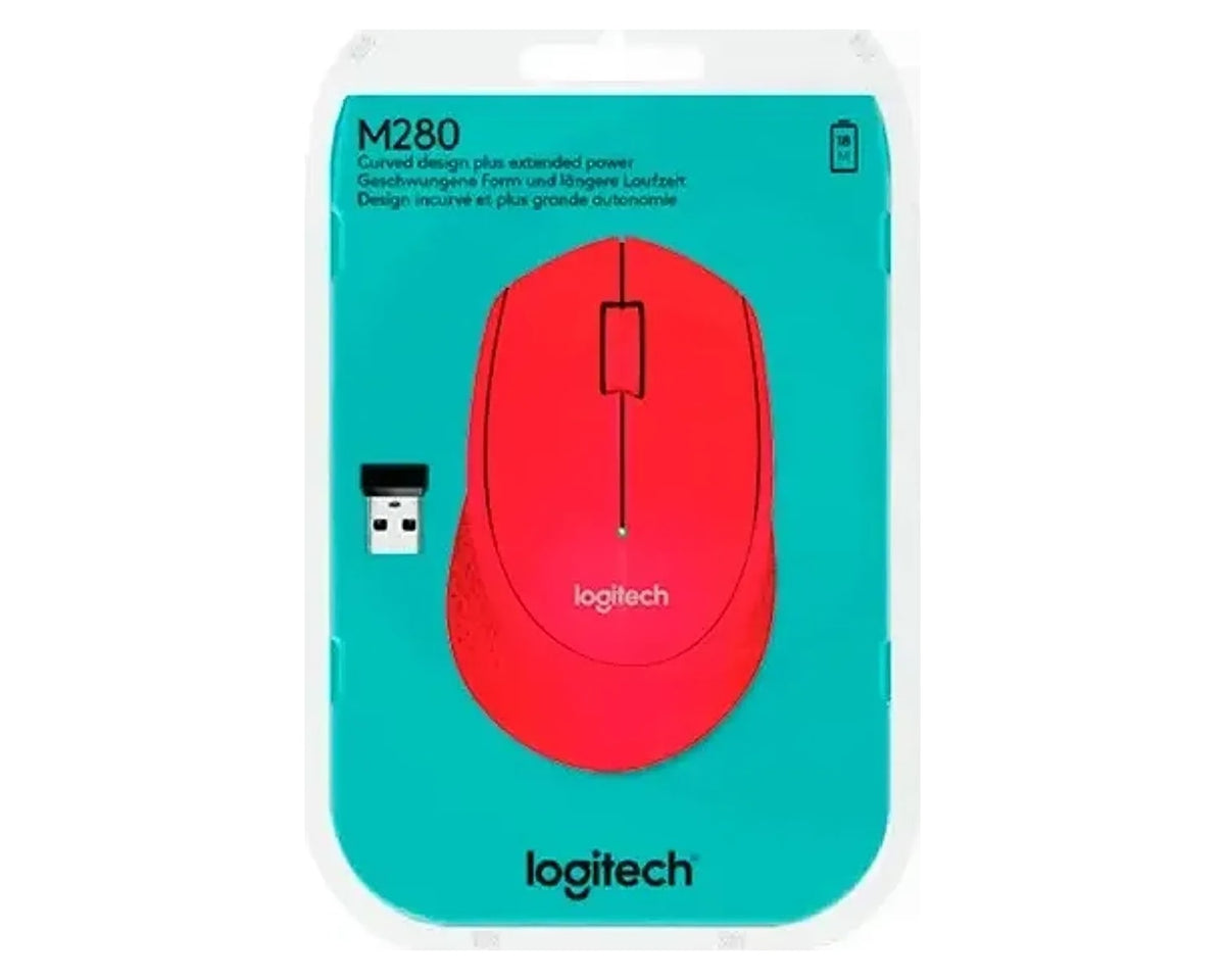 Mouse Inalámbrico Logitech M280 Rojo - foto 3