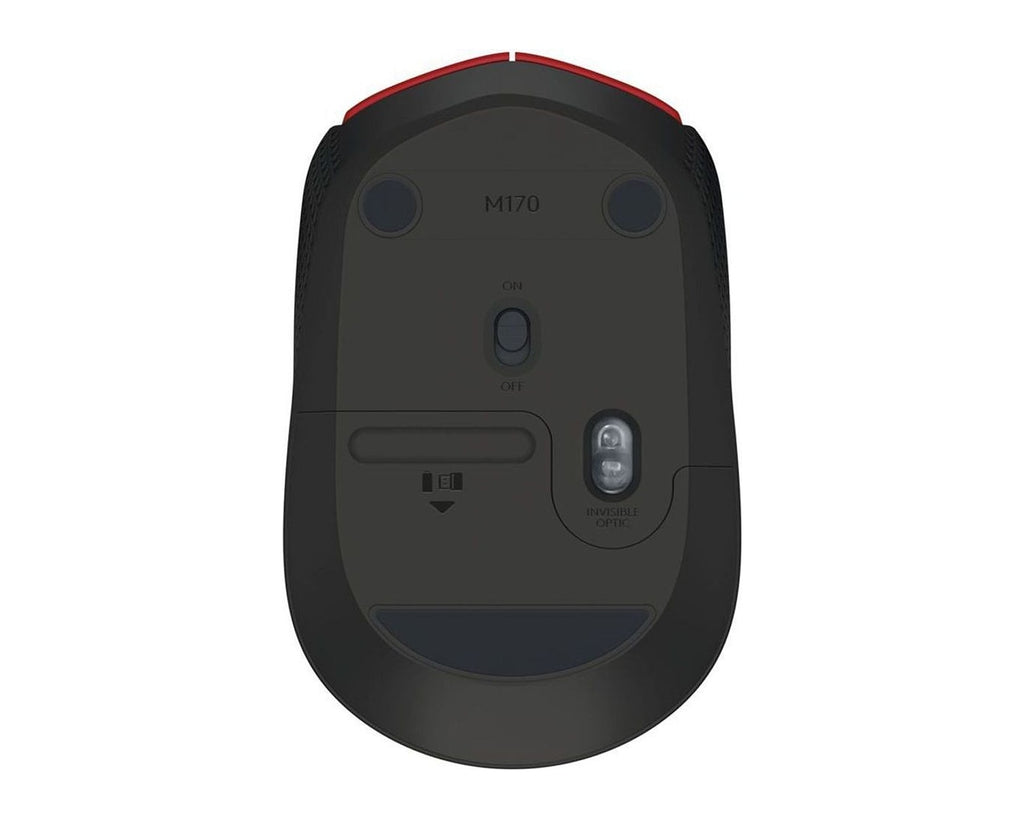 Mouse Inalámbrico Logitech M170 Rojo - foto 3