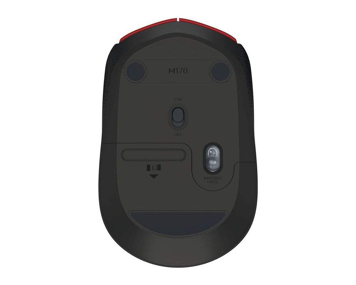 Mouse Inalámbrico Logitech M170 Rojo - foto 3