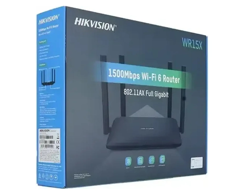 Router Wi-Fi 6 Hikvision DS-3WR15X AX1500 Dual Band Gigabit - foto 3