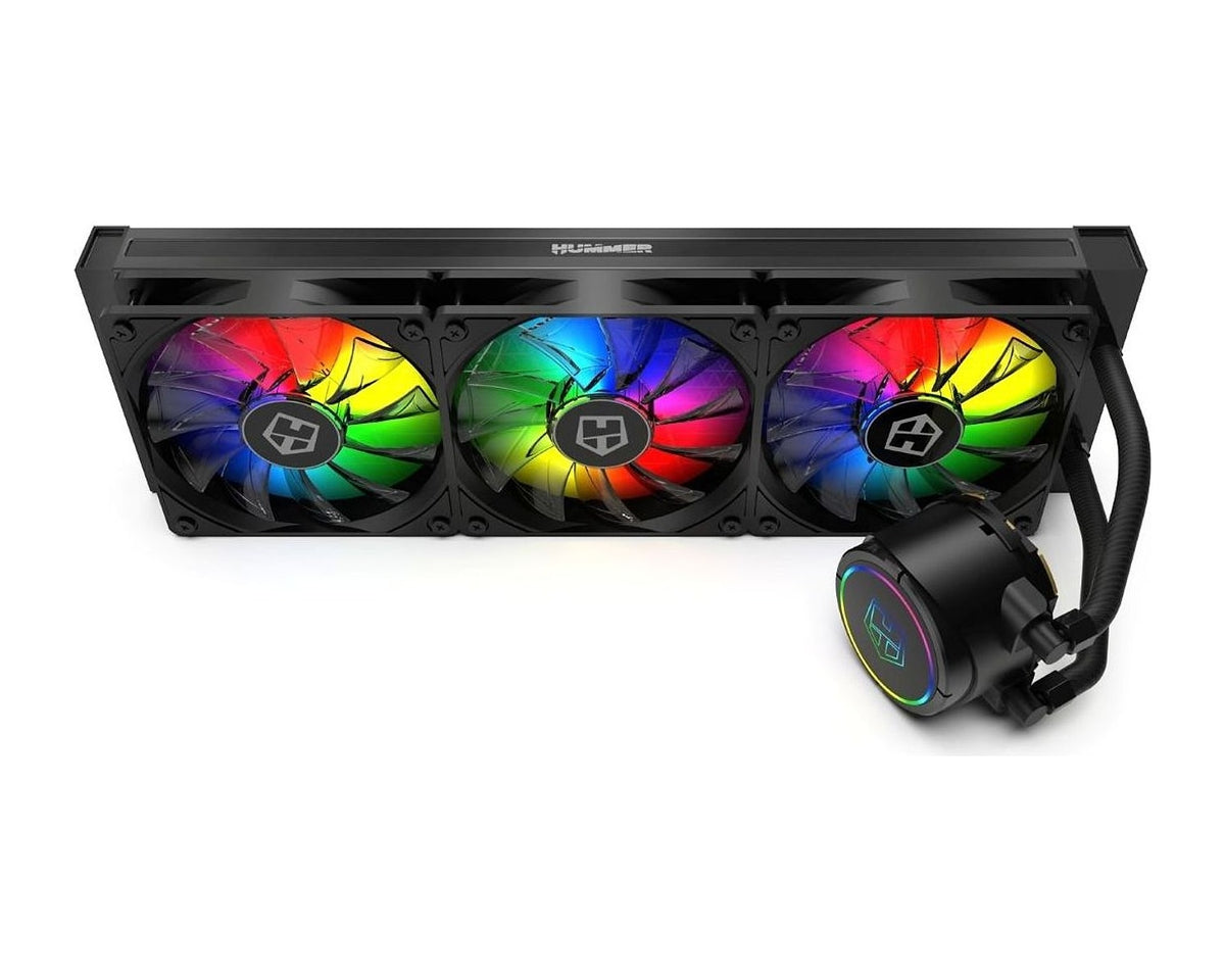 Water Cooler Nox Hummer H-360 ARGB 360mm, Intel y AMD (AM4/AM5) - foto 3