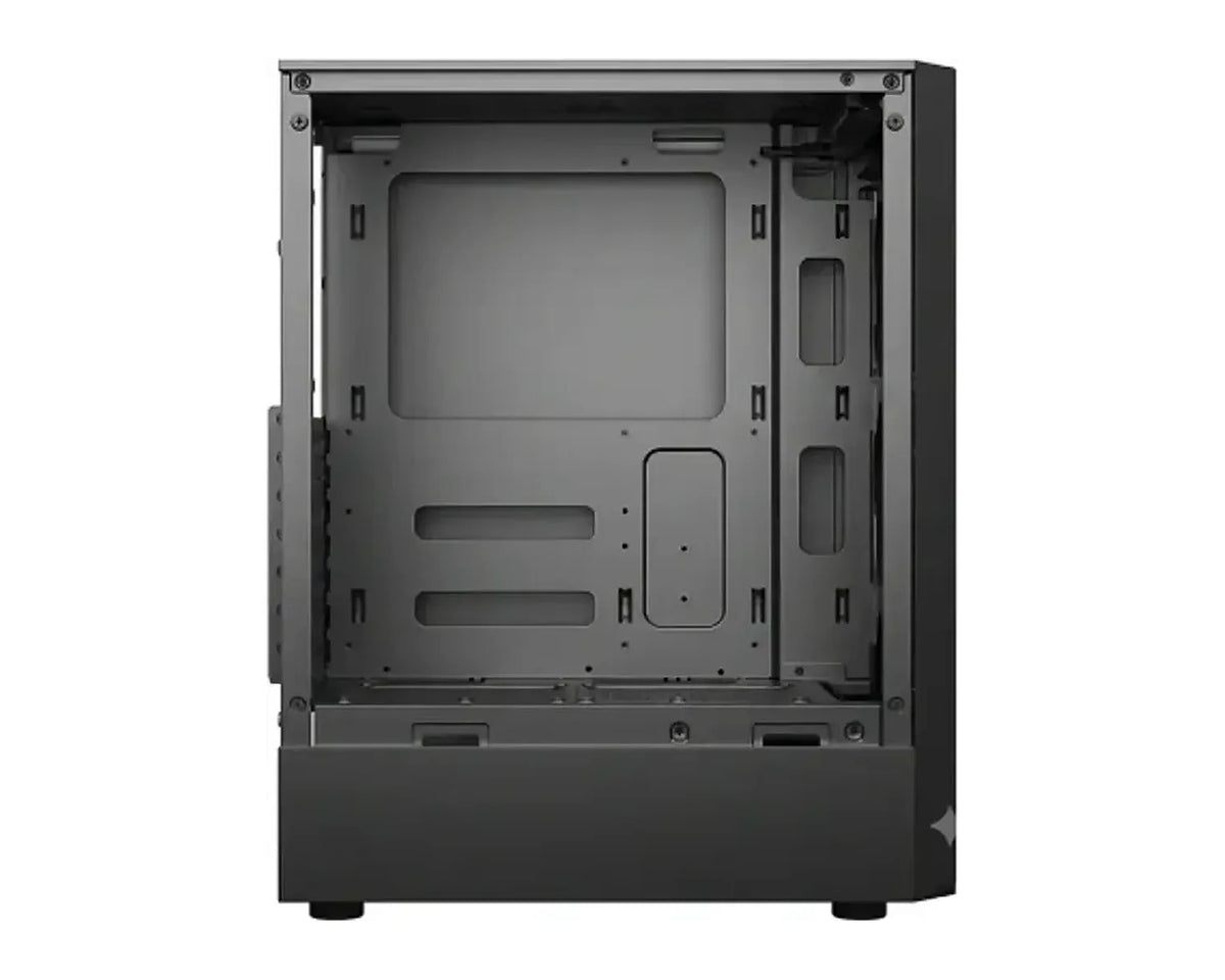 Gabinete Gamer ESGAMING HA06 ATX con 4 Ventiladores ARGB y Vidrio Templado, Negro - foto 3