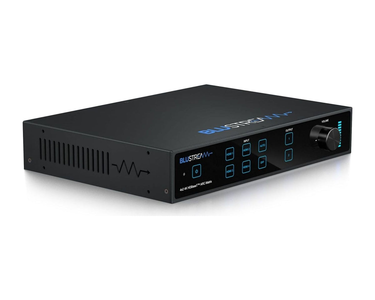 Kit Matriz HDBaseT Blustream HMXL42ARC-KIT 4x2 4K HDR con ARC y 2 Receptores (70 m) - foto 3
