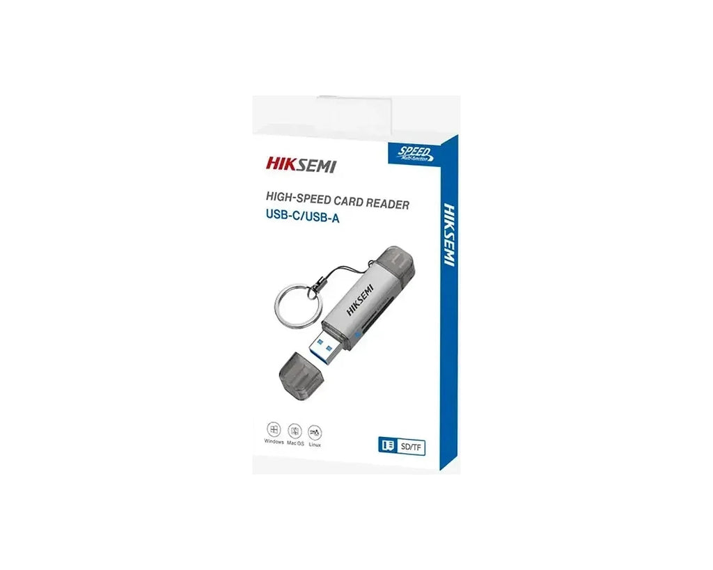 Lector de Tarjetas Hiksemi CR01 USB-A y USB-C 3.0 para SD y microSD - foto 3
