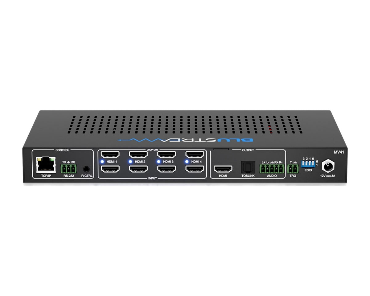Multiviewer HDMI 4x1 Blustream MV41 4K 60 Hz HDR con 4 Salidas de Lazo y Pantalla Dividida - foto 3