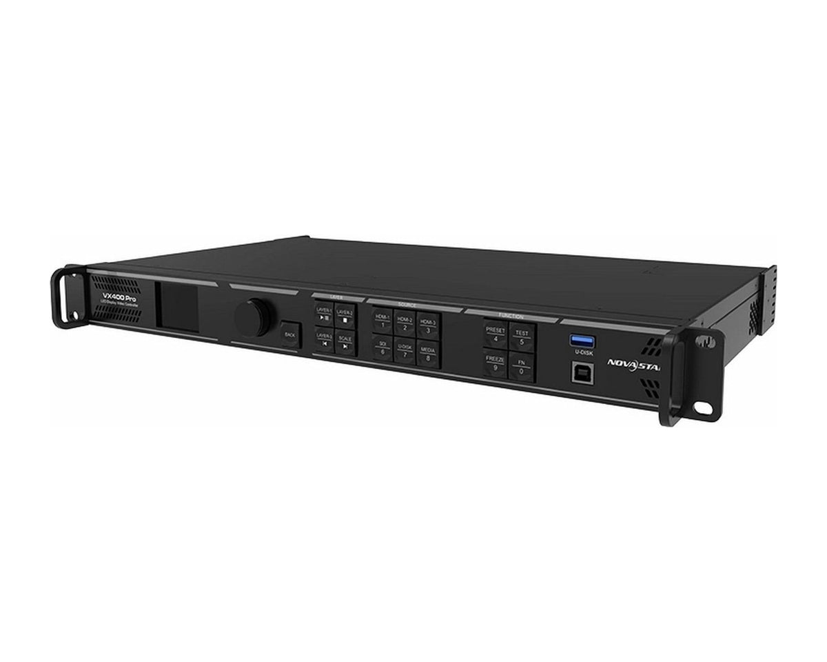 Controlador LED Todo en Uno Novastar VX400 Pro 4K 2,6 Millones de Píxeles 4 Puertos Ethernet - foto 3